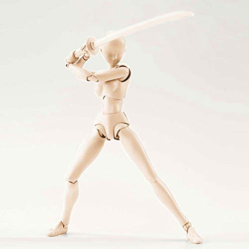 Orcbee _Drawing Figures for Artists Action Figure Model Human Mannequin Man Woman Kits (A)
