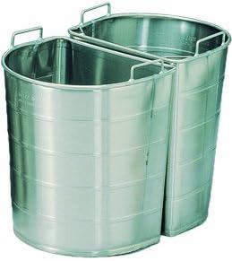 Royce Rolls Stainless Steel Two 10-Gallon Half-Oval Double Tank Set - #20C