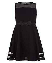 Calvin Klein Girls' Sleeveless Party Dress, Fit and