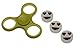Zemojis Glow in the Dark Tri-Spinner Fidget Hand Spinner Toy Stress Reducer EDC Focus Toy Relieves ADHD Anxiety and Boredom Satisfaction Guarantee (Smilling Face w Heart Eyes)