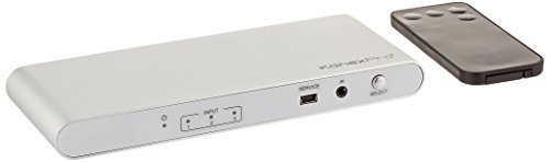 KanexPro 4K HDMI 3 x 1 Switcher, Silver (SW-HD20-3X14K)