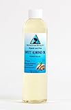 Sweet Almond Oil Organic Carrier Cold Pressed Refined 100% Pure 8 oz