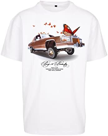 Pimp a Butterfly Oversize Tee, T-shirt, Unisex - Adulto, Bianco (White), M