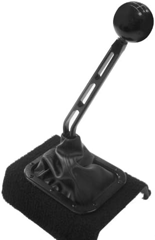 Lokar XMSL611D Black 10" Billet Aluminum Manual Shift Lever for TKO 500-600 Transmission
