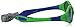 Julbo Looping III Toddler Sunglasses, Lime Green/Blue, Spectron 3 CF Green Lens, 2-4 Years