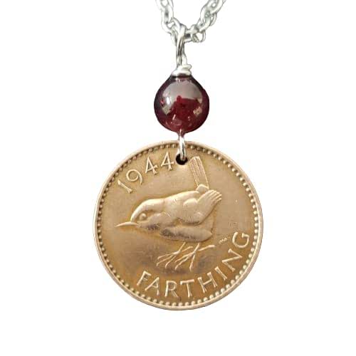 British Coin Necklace Bronze Farthing 