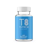 Thyroid Support Supplement Thyro8 T8 With Iodine - Natural Feel Better Formula For Improved Focus, Metabolism, & Better Energy - 60 Pills - 100% Money Back Guarantee