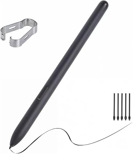 Caneta Touch S-Pen Compatível Galaxy Tab S6 Lite (Sm-P615 Sm-P620) C/Sensor Pressão + Pontas - Preto