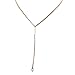 Doinshop Women Bohemia Bar Alloy Necklace Simple Little Triangular Tassels Chian