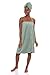Women's Towel Wrap - Viscose from Bamboo Spa Wrap Set by Texere (The Waterfall, Lily Green, 2X/3X)