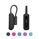 BeneStellar Fitbit Flex 2 Silicone Clip Holder, Silicone Clip Holder Built-in Smart Strong Magnetic Clasp Strap for Fitbit Flex 2,No Tracker (1-Pack Black)