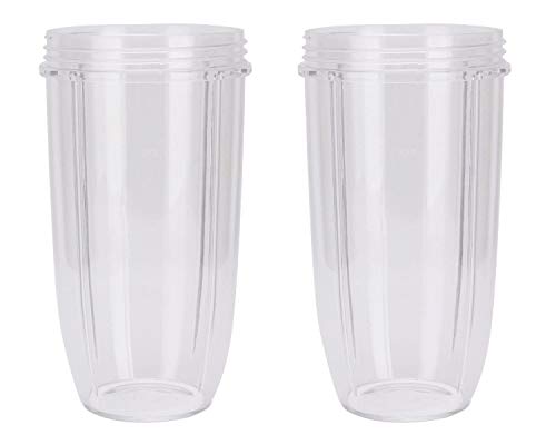 Replacement Cup for Nutribullet Replacement Parts 32oz for Nutri Bullet 600W and 900W, Pack of 2