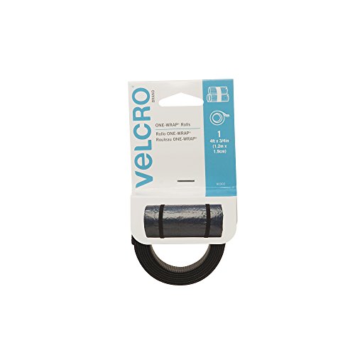 VELCRO Brand - ONE-WRAP Roll, Double-Sided, Self Gripping Multi-Purpose Hook and Loop Tape, Reusable, 4' x 3/4