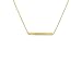 Rosa Vila Minimalist Bar Necklace, Rose Gold Necklace, Bar Necklaces Women, Rose Gold Jewelry Women, Gold Bar Necklace Rose Gold Bar Necklace, Horizontal Bar Necklace