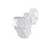 Brilliant Oral Care Baby’s First Toothbrush, Smooth Silicone Bristles Gently Clean Tender Teeth and Gums, for Ages 4+ Months, Clear, 2 Pack