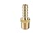 LTWFITTING Brass Fitting Coupler 5/16-Inch Hose Barb x 1/4-Inch Male NPT Fuel Gas Water(Pack of 5)