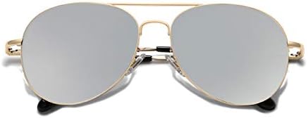 SOJOS Classic Aviator Mirrored Flat 