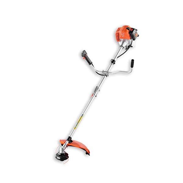 FUXTEC Benzin Motorsense â 2in1 Multitool Trimmer FX-MS162 mit 62cc 3,5PS Leistung, 2-Takt - Profi-Tragegurt Rasentrimmer, Freischneider fs Faden â Easy Starter – Bild 5