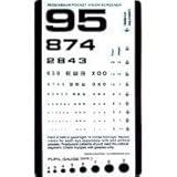 Grafco Pocket Size Plastic Eye Chart, 6 3/8