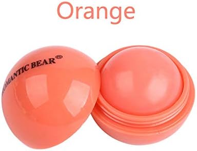 EOWEO Beauty Lipstick,Balm Makeup Lips Balm Cute Fruity Flavor Natural Plant Nutritious Ball Lip(Orange)