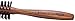 Spornette Deville Boar Bristle Round Brush for Women - Small Round Hair Brush for Blow Drying, Curling & Styling - Adds Shine, Volume & Lift to All Hair Types (1.5 Inch)