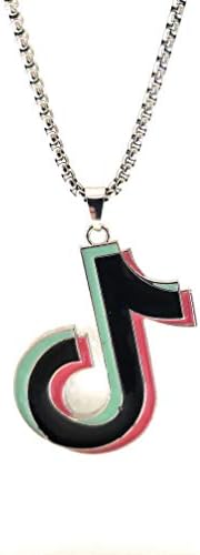 Superstar TIK Tok Necklace for Teens, Fashionable Music Notes Symbol Jewelry, New Look Pendant, Stylish and Trendy Design, Become a Star with Our Brand Jewelry Superstar TIK Tok Necklace for Teens, Fashionable Music Notes Symbol Jewelry, New Look Pendant, Stylish and Trendy Design, Become a Star with Our Brand Jewelry