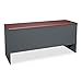 HON 38000 Series 60 by 24 by 29-1/2-Inch Kneespace Credenza, Charcoal Frame, Mahogany Top