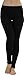 ToBeInStyle Women's Full Length Cotton Leggings - Black - M