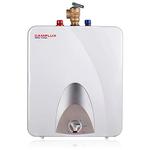 Camplux ME60 Mini Tank Electric Water Heater 6Gallon with Cord Plug,1.44kW at 120 Volts