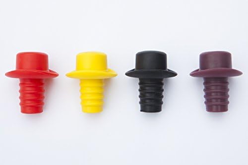 Cute Assortment of Fun Western Themed Champaign Savers (Pack of 4) Prime Eligible Beautiful Bottle Accessory