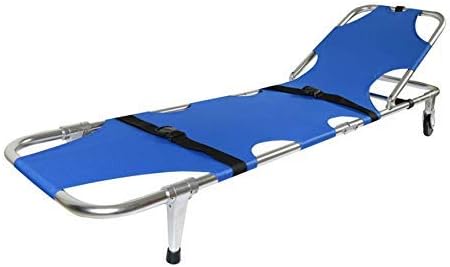 DFENGHUANG Emergency Rescue Stretcher with Seat Belt Backrest Rescue Patient Mobile Portable Transport Stretcher