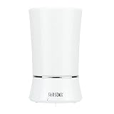 SainSonic Haze Series SS-H01 150ML Aromatherapy Essential Oil Diffuser Fragrance SPA LED Gradient Humidifier, Elegant Ultra Quiet Version (White)
