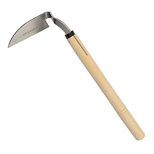 KEYI Japanese-Style Stainless Steel Bent Angle Weeding Sickle Very Sharp Edge - Will Give You a More Efficient Working Speed - Thumbnail 6
