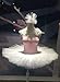 WENDYWU Women Professional Swan Ballet Tutu Skirt Hard Organdy Platter Performance Leotard Skirt
