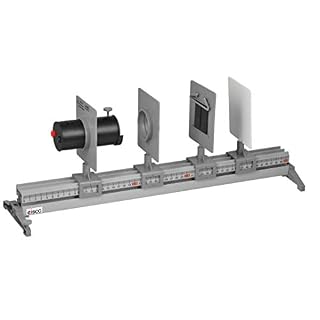 Eisco Labs Complete Optical Bench and Attachment Set, with 20 Lab Activities