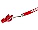BLARIX Guard Whistle and Lanyard with Print (Red and Red)