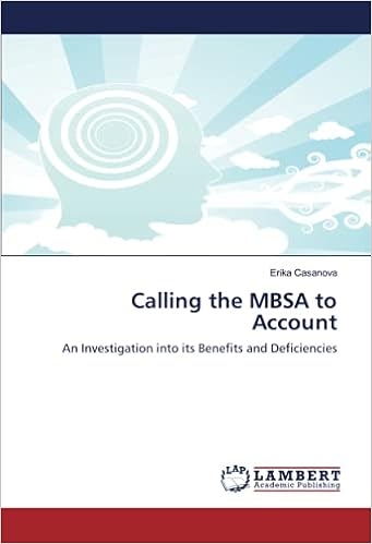 Buy Calling The Mbsa To Account Book Online At Low Prices In India Calling The Mbsa To Account Reviews Ratings Amazon In