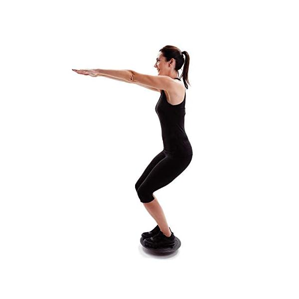 66fit-Wobble-Balance-Board-36cm-Includes-Balance-Training-Ebook-Ankle-Knee-Back-Hip-Exercise-Strength-Training-Black 66fit Wobble Balance Board 36cm - Includes Balance Training Ebook - Ankle Knee Back Hip Exercise Strength Training…