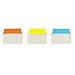 Avery Multiuse Ultra Tabs, 2 x 1.5, 2-Side Writable, Blue/Orange/Yellow, 24 Repositionable Tabs (74772)