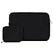 Hseok Laptop Sleeve 13.3-14 inch Case with Small Pouch, Neoprene Computer Bag Compatible with MacBook Pro 14