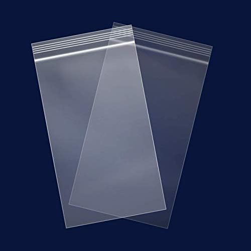 1000 Count 5 X 7 2 Mil Clear Plastic Reclosable Zip Poly Bags With Resealable Lock Seal Zipper For A6 Cards Envelopes Bakery Cookies Candies Industrial Scientific