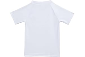 KAKU NANU Boys Rash Guard UPF 50+ Sun Shirt Toddler Short Sleeve