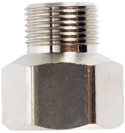 Jmf Faucet Compression Adapter Male 3/8 Female X 3/8 Male Chrome Bulk < 0.25 % Lead by Anderson Fittings