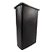 Rubbermaid Slim Jim Waste Container, 87 L - Black