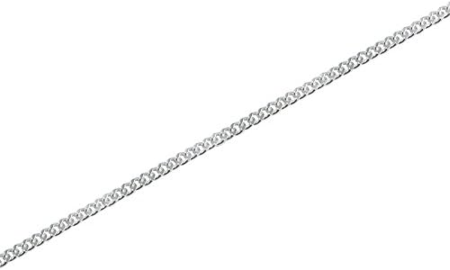 Solid Sterling Silver Link Cuban Curb Chain Necklace Italian - 1.7mm Width x 22 Inches