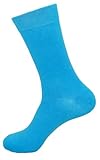 Fine Fit Mens Colours Single Cotton Rich Socks