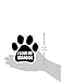 Car Magnet-Paw-I love my Grandog- 5.5