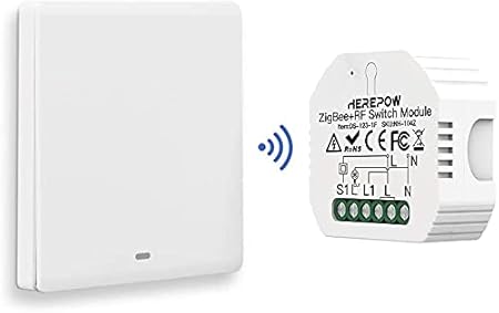Interruptor wifi WiFi Smart Light Switch DIY Module Smart Life Tuya Aplicacin y Wireles Control de ZigBee Control S Control remoto compatible con Alexa Echo y Google Home 12 Way Control de Zi