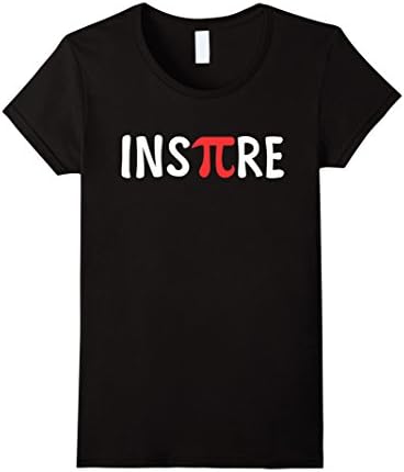 Women's Inspire Math Geek T-shirt Teacher Gifts Medium Black