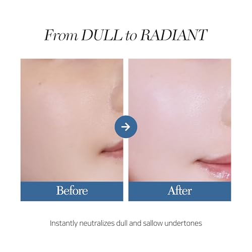 De:H Tone-up Sunscreen SPF 50+ PA++++ | Sky Blue Color Correcting Makeup Base & Primer | Calming Cica & Ceramide | Semi-Matte Korean Skincare for Sensitive Skin | 1.7 Fl Oz (50ml)